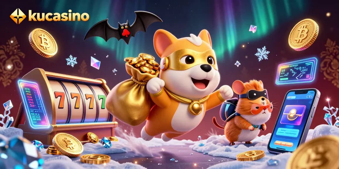 Experience thrilling games at kucasino with vibrant 3D illustrations of winning moments.