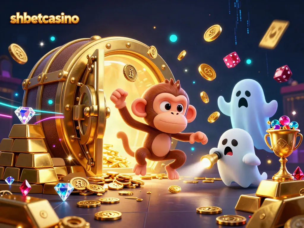 Experience thrilling adventures at the shbetcasino with ghostly characters and treasure-filled scenes.