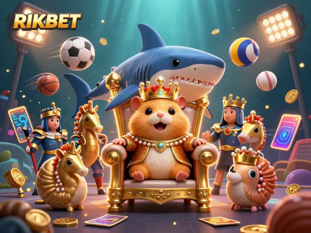 Experience the thrill of gaming at RIKBET with imaginative 3D casino characters and dynamic sports elements.