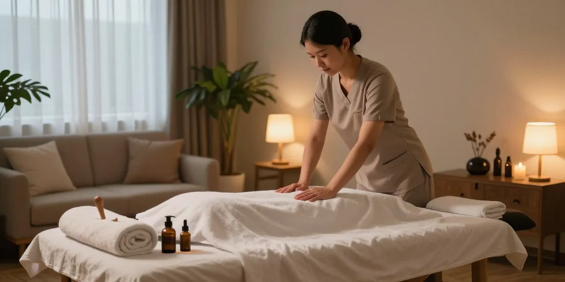 송파출장안마 service providing relaxation in a serene home setting with professional therapist.