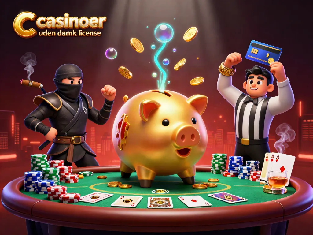 Experience thrilling gameplay at casinoer uden dansk licens with an engaging piggy bank sumo wrestler showdown.