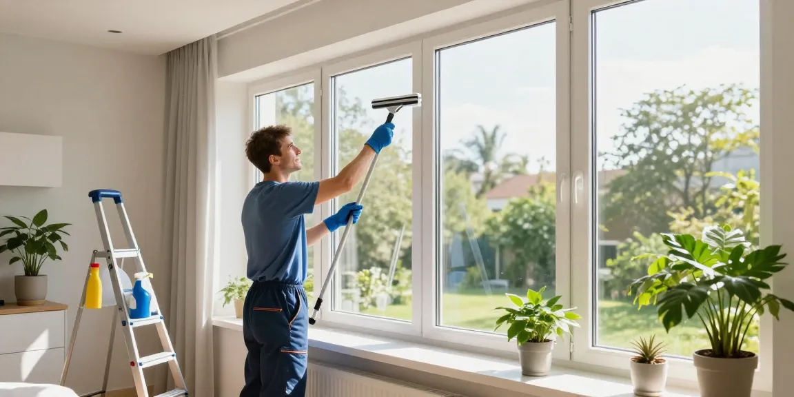 Professional window cleaning service in Solothurn enhances interior brightness and freshness.